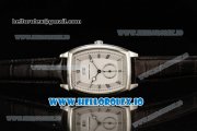 Breguet Heritage Asia Automatic Steel Case White Dial With Roman Numeral Markers Black Leather Strap