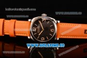 Panerai Radiomir PAM 622 Clone P.3000 Manual Winding Steel Case with Black Dial Brown Leather Strap and Stick/Arabic Numeral Markers - 1:1 Original (KW)