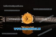 Omega De Ville Co-Axial Swiss ETA 2824 Automatic Yellow Gold Case with Gold Dial and Diamonds Markers