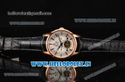 Omega De Ville Hour Vision Asia Automatic Rose Gold Case with White Dial and Blue Stick Markers