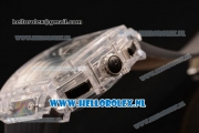 Hublot MP-06 Senna Chrono OS20 Quartz Rubber Case with Skeleton Dial and Grey Rubber Strap