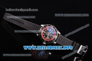 Breitling Superocean 42 Swiss ETA 2824 Automatic Steel Case with Black Dial and Arabic Numeral Markers - Red Inner Bezel