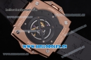 Hublot Masterpiece MP 08 Antikythera Sunmoon Asia 2813 Automatic Rose Gold Case Skeleton Dial and Brown Leather Strap