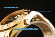 Rolex Datejust Automatic Movement Full Gold with Black Dial and Diamond Bezel-ETA Coating Case