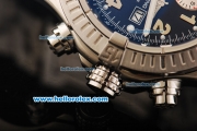 Breitling Avenger Swiss Valjoux 7750 Automatic Movement Full Steel with Black Dial and Arabic Numerals