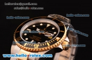 Rolex Submariner 2813 Automatic Movement Two Tone Strap with Black Bezel and Dial