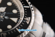 Rolex Sea-Dweller Rolex 3135 Movement Full Steel with Black Dial and Black Bezel -Super LumiNova