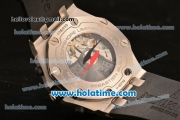 Audemars Piguet Royal Oak Offshore Sebastien Buemi Best Edition Chrono Swiss Valjoux 7750 Automatic Titanium Case with Ceramic Bezel and Rubber Strap - 1:1 Original (NOOB)