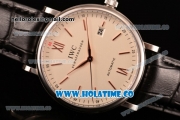 IWC Portofino Chrono Swiss ETA 2824 Automatic Steel Case with White Dial and Rose Gold Stick Markers