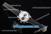 Tag Heuer Carrera Calibre 18 Chronograph Miyota Quartz Steel Case with White Dial and Silver Stick Markers