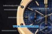 Audemars Piguet Royal Oak Miyota Quartz Yellow Gold Case/Bracelet with Blue Dial and Stick Markers