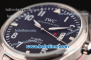 IWC Pilots Mark XVII Asia 2813 Automatic Full Steel with Grey Dial and White Arabic Numeral Markers