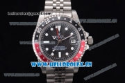 Rolex GMT-Master Vintage Asia 2813 Automatic Stainless Steel Case/Bracelet with Black Dial and White Dot Markers