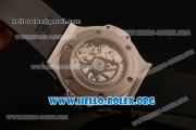 Hublot Big Bang Chronograph Swiss Valjoux 7750 Automatic Steel Case with Carbon Fiber Dial and Black Rubber Strap (YF)