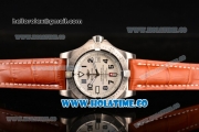Breitling Avenger II Seawolf Asia 2813 Automatic Steel Case with White Dial and Arabic Numeral Markers