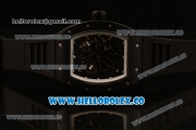 Richard Mille RM 055 Bubba Watson Miyota 9015 Automatic Ceramic Case with Black Dial and Black Rubber Strap