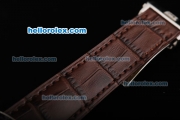 Tag Heuer Carrera Swiss Valjoux 7750 Automatic Movement Brown Dial with Brown Leather Strap