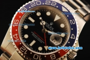 Rolex GMT-Master II Swiss ETA 2836 Automatic Movement Steel Case with White Markers and Ceramic Bezel