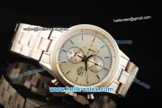 Tag Heuer SLR Chronograph Quartz Movement Full Steel with Silver Dial and Stick Markers