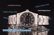 Rolex Milgauss Automatic Movement with Black Dial Vintage Edition and White Stick Marker-SS Strap