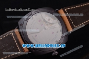 Panerai Radiomir Composite Automatic Clone P.3000 Automatic PVD Case with Black Dial and Brown Leather Strap (ZF)