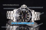 Rolex Sea-Dweller Swiss ETA 2836 Automatic Stainless Steel Case/Bracelet with Black Dial and Dot Markers