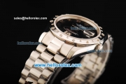 Rolex Datejust Oyster Perpetual Automatic Movement Full Steel with Black Dial and Roman Numeral Markers