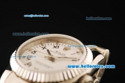 Rolex Oyster Perpetual Automatic Movement Full Steel with ETA Coating Case and White Dial-Lady Model