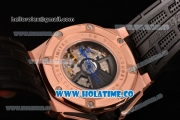 Audemars Piguet Royal Oak Offshore Chronograph Swiss Valjoux 7750 Automatic Rose Gold Case with Arabic Numeral Markers and Black Dial (EF)