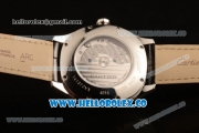 Cartier Drive de Cartier Asia Automatic Steel Case with White Dial and Black Leather Strap (AAAF)