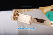 Rolex Day-Date Automatic Movement Golden Bezel and Rose Golden Dial