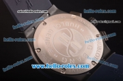 Hublot Classic Fusion Chronograph Miyota Quartz PVD Case with Diamond Bezel and Black Dial - 7750 Coating