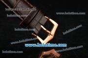 Patek Philippe Grand Complitcations Asia Automatic Rose Gold Case with Black Roman Numeral Markers and White Dial