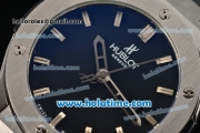 Hublot Classic Fusion Swiss ETA 2824 Automatic Steel Case with Black Dial and Black Rubber Strap - 1:1 Original