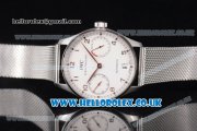 IWC Portuguese Automatic Clone IWC 52010 Automatic Stainless Steel Case/Bracelet with White Dial and Arabic Number Markers (YL)