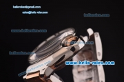 Cartier Ballon Bleu De Swiss ETA Quartz Two Tone Case/Strap with White MOP Dial
