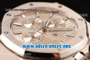 Audemars Piguet Royal Oak Chronograph Miyota OS10 Quartz Steel Case with Grey Dial and Steel Bracelet