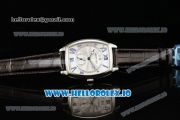 Breguet Heritage Asia Automatic Steel Case White Dial With Roman Numeral Markers Black Leather Strap