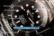 Rolex Sea-Dweller Clone Rolex 3135 Automatic PVD Case Black Dial With Dots Markers PVD Bracelet