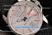 Chopard Mille Miglia Gran Turismo XL Miyota OS2035 Quartz Steel Case with Grey Dial and Diamond Bezel