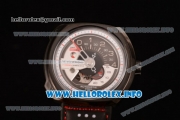 SevenFriday V3-S Japanese Miyota 8215 Automatic PVD Case with Black/White Dial and Black Leather Strap