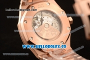 Audemars Piguet Royal Oak 41MM Clone Calibre AP 3120 Automatic Full Rose Gold with Black Dial and Stick Markers (EF)