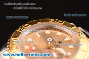 Rolex Yacht-Master 2813 Automatic Movement Two Tone Strap with Gold Dial