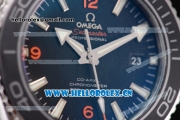 Omega Seamaster Planet Ocean Clone 8500 Automatic Steel Case with Black Dial Black Rubber Strap and Stick/Arabic Numeral Markers (BP)