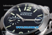 Panerai Luminor Marina PAM 111 Automatic Steel Case with Black Dial and Green Markers