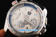 Tag Heuer Carrera 36 Chronograph Miyota Quartz Movement Swiss Coating Case with White Dial and Silver Stick Markers