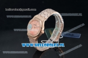 Audemars Piguet Royal Oak Swiss Quartz Rose Gold Case with Pink Dial and Rose Gold Bracelet (EF)