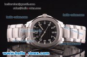 Patek Philippe Nautilus Asia 2824 Automatic Full Steel with Black Dial and Luminous Markers