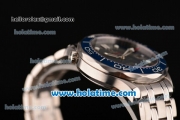 Omega Seamaster Diver 300M Swiss ETA 2824 Automatic Full Steel with Ceramic Bezel and Blue Dial - 1:1 Best Edition (BP)