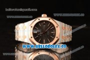 Audemars Piguet Royal Oak 41mm Two Tone Clone AP3120 Automatic Black Dial EF Best Edition